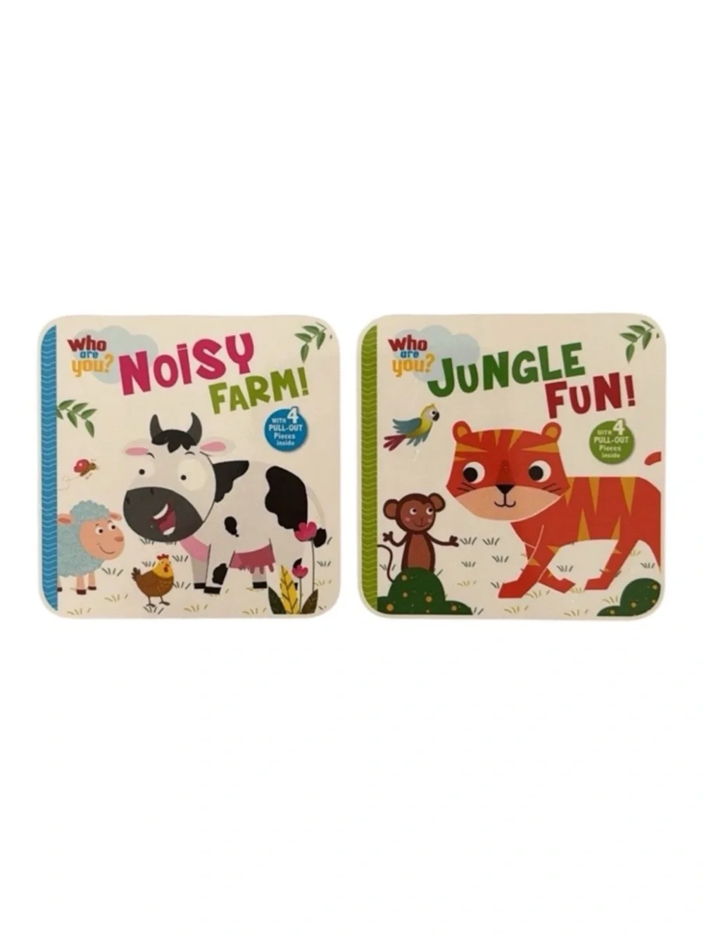 Series Books by Vision St. Publishing Noisy Farm & Jungle Fun Kids Books